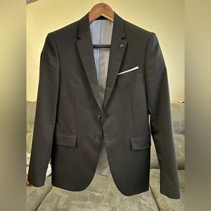 ZARA 38S Slim fit Black Suit